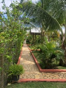 Zahrada ubytování Ao som do mar Bahia