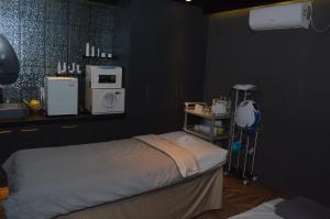 Kuchyň nebo kuchyňský kout v ubytování 한라호텔 Halla Hotel
