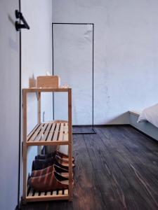 เตียงในห้องที่ 小鳩屋