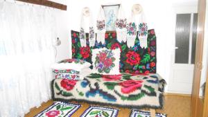 מיטה או מיטות בחדר ב-Busta House
