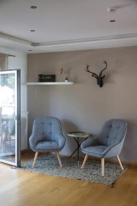 Posezení v ubytování Ferienwohnung Erika