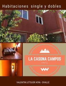 Certifikát, hodnocení, plakát nebo jiný dokument vystavený v ubytování HOSTAL LA CASONA ALFREDO CAMPOS