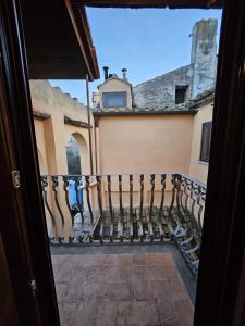 a view from the balcony of a building at Doremisia in Tarquinia