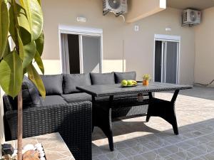 Posezení v ubytování Seaside Deluxe Apartment