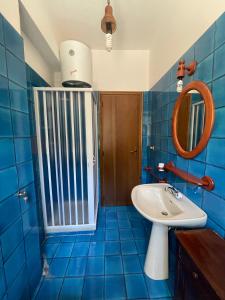 Koupelna v ubytování Fago Apartment Sila vicino Camigliatello e piste da sci