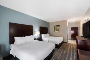 Postel nebo postele na pokoji v ubytování Hampton Inn Marshall