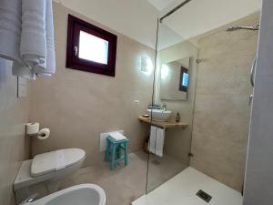 Hotel S'Ortale con Parcheggio interno e Ristorante all'aperto的一间浴室