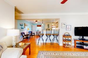 a living room with a couch and chairs at Rehoboth Beach Three7351 Ninth St in Dewey Beach