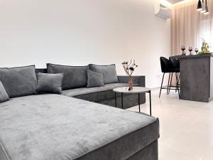 Posezení v ubytování Seaside Deluxe Apartment