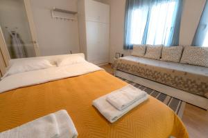 Postel nebo postele na pokoji v ubytování Korte Apartment 1