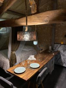 Restorāns vai citas vietas, kur ieturēt maltīti, naktsmītnē L'écrin de Dounia