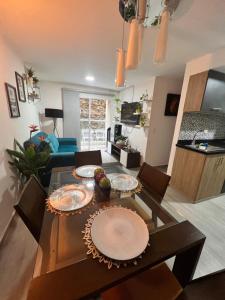 Kuchyň nebo kuchyňský kout v ubytování Magnífico Apto. Cerca de todo