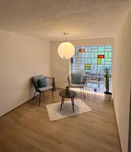 Istumisnurk majutusasutuses Panorama Appartements