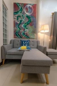 Posezení v ubytování Whitehaus BnB