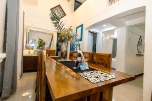 Posezení v ubytování Whitehaus BnB