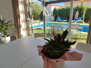 Bazén v ubytovaní Villa lujosa con spa, piscina y sala de juegos PRIVADOS alebo v jeho blízkosti