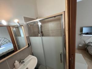 Koupelna v ubytování B&B " La Casetta "