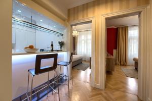 Posezení v ubytování Milosrdnych Apartments