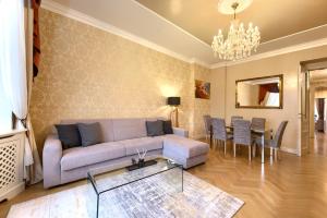 Posezení v ubytování Milosrdnych Apartments