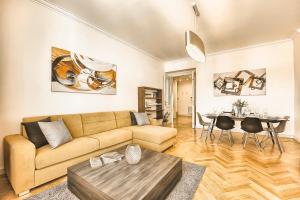 Posezení v ubytování Milosrdnych Apartments