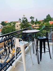 Balkón alebo terasa v ubytovaní Mavina villa