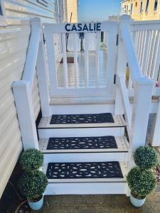 Balkón nebo terasa v ubytování CASALIE at Seasalter Whitstable
