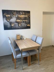 Posezení v ubytování Ferienwohnung "Wohnung in Haus"