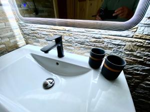 Vannituba majutusasutuses Wellness Hotel Florián České Žleby