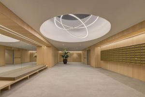 Ένα ή περισσότερα κρεβάτια σε δωμάτιο στο Intempo Residential Sky Resort & Spa - Benidorm, España +93 φωτογραφίες