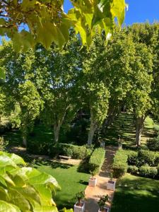 Zahrada ubytování Manoir des Sources