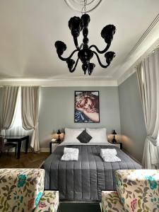 Voodi või voodid majutusasutuse Art Hotel Kaštieľ toas