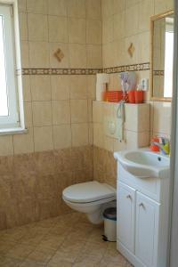 A bathroom at Hotel-Restaurant U Švábků