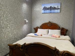 Кровать или кровати в номере STAR CITY Hostel