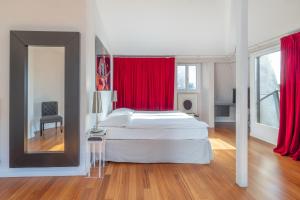 Voodi või voodid majutusasutuse Tralala Hotel Montreux toas