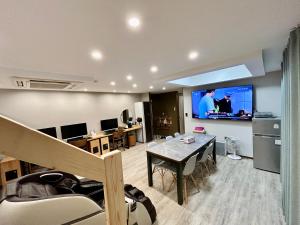 Kuchyň nebo kuchyňský kout v ubytování Series hotel