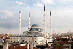 Γενική άποψη της πόλης Άγκυρα ή θέα της πόλης από  αυτό το ξενοδοχείο