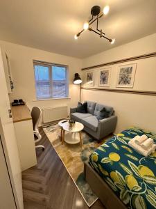 Część wypoczynkowa w obiekcie R3 - Private Room with Kitchenette and Lounge in Birmingham House - Quinton