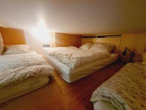 Postel nebo postele na pokoji v ubytování Cihlářka - Liščí doupě 110
