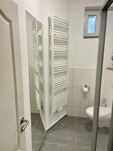 Phòng tắm tại Diamant Wohnung im Zentrum von Mönchengladbach