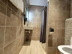 Koupelna v ubytování Hotel Washington