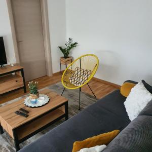 Posezení v ubytování JR Lux apartman