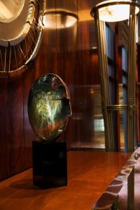 a vase sitting on top of a table at Park Hyatt Melbourne in Melbourne