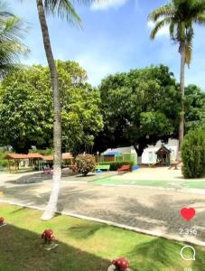Zahrada ubytování Coroa Grande Beach Flat