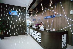 Lobbyn eller receptionsområdet på Cordela Inn R Sukamto Palembang