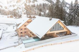 Berghaus Schröcken - Hotel Apartments Spa v zimě