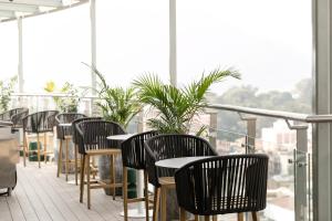 Dusit Princess Kathmandu的阳台或露台
