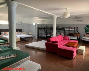 Postel nebo postele na pokoji v ubytování Hana Natsu Resorts Beach & Hotel