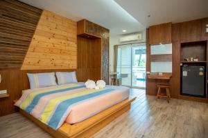Kuchyň nebo kuchyňský kout v ubytování Tamnanpar Resort