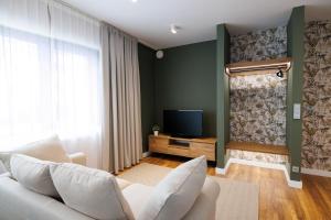 TV a/nebo společenská místnost v ubytování B85 Suites