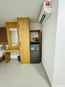 Kuchyň nebo kuchyňský kout v ubytování Cozy Hotel@ KL Sentral